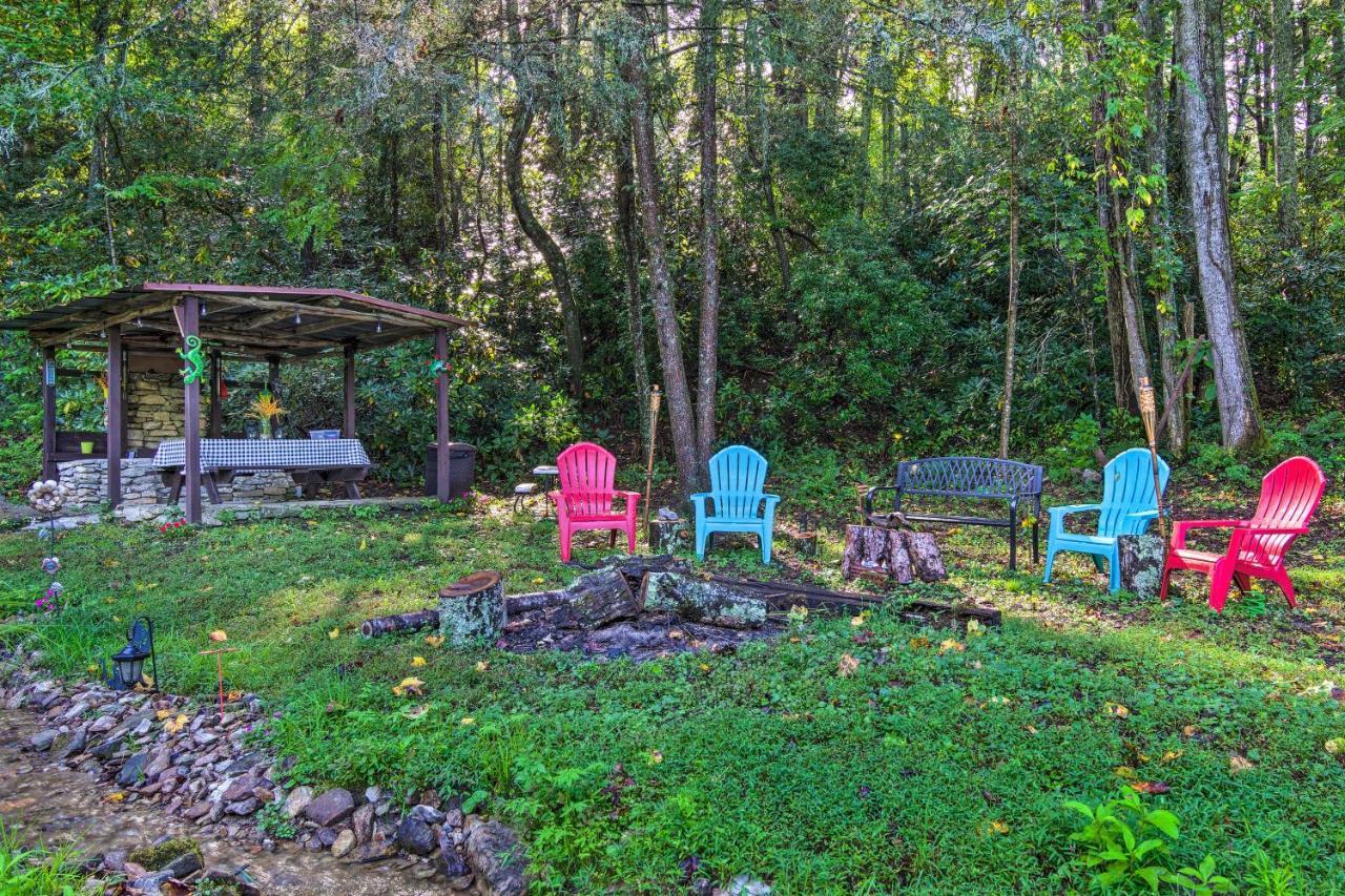 הנדרסונוויל Shaw Creek Cottage With Fire Pit And Forest Views מראה חיצוני תמונה